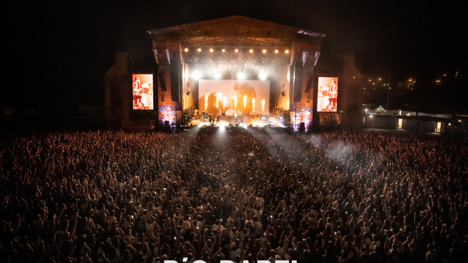 El público del Río Babel, durante el concierto de Dani Martín