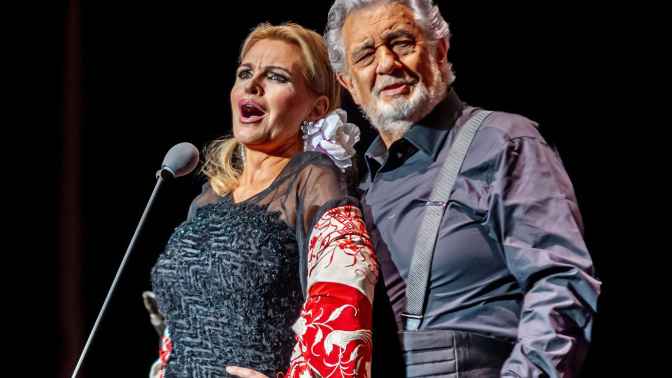 Ainhoa Arteta y Plácido Domingo