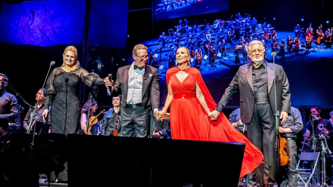 Plácido Domingo y Ainhoa Arteta, juntos en Starlite Catalana Occidente