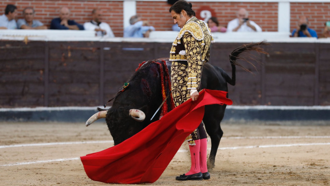 Uceda, en un soberbio muletazo ayer