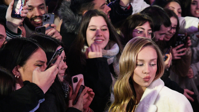 Ester Expósito en el estreno de la película "Venus", en Madrid. - José Oliva / Europa Press