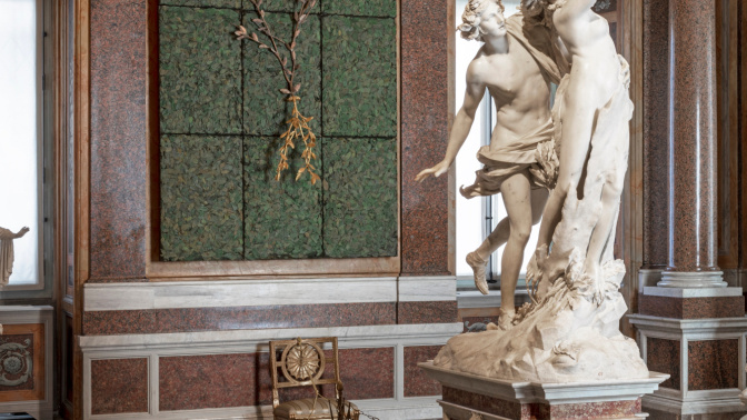 Sala de Apollo y Dafne. Galleria Borghese. Foto.S. Pellion