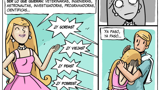 Viñeta de "Barbie"