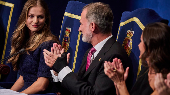 Ceremonia de entrega de los Premios Princesa de Asturias 2023, presidida por SS.MM. los Reyes Felipe VI y Leti