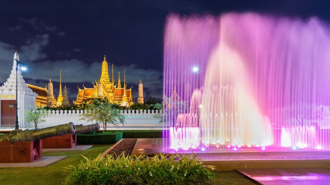 Fuente del Templo del Buda de Esmeralda