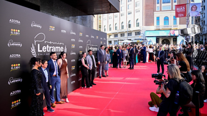 Alfombra roja de los Premios Letrame