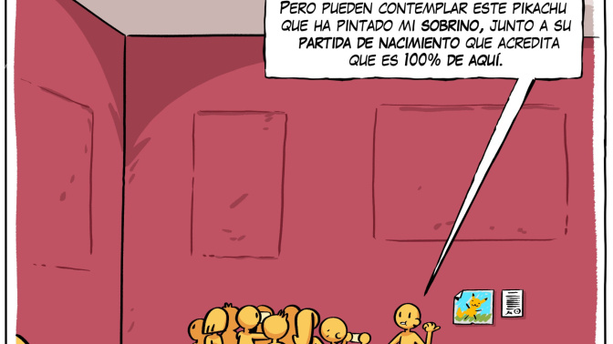 Viñeta de contracultura sobre la descolonización de los museos