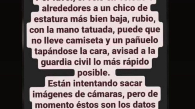 Posible descripción del autor del asesinato de un niño de 11 años en Toledo