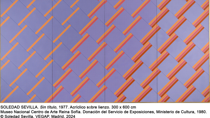 Obra de Soledad Sevilla, artista con la que el Museo Reina Sofía iniciará su temporada de exposiciones temporales