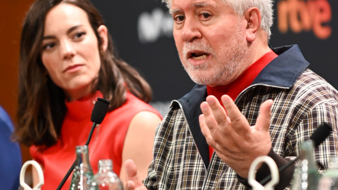 Rueda de prensa de ‘La habitación de al lado’ de Pedro Almodóvar en la 72º edición del Festival de Cine de San Sebastián 