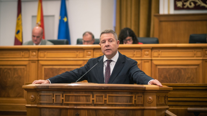 Page abre el Debate de la Región en las Cortes de Toledo con un discurso sin límite de tiempo 