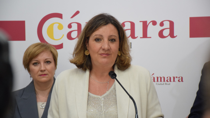 La Consejera De Economía, Empresas Y Empleo Del Gobierno De Castilla-La Mancha, Patricia Franco.