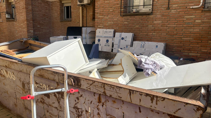 Mudanzas por el desalojo del Cuartel de Toledo.