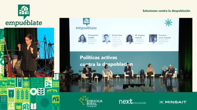 Coloquio en 'Empuéblate' sobre “Políticas activas contra la despoblación”